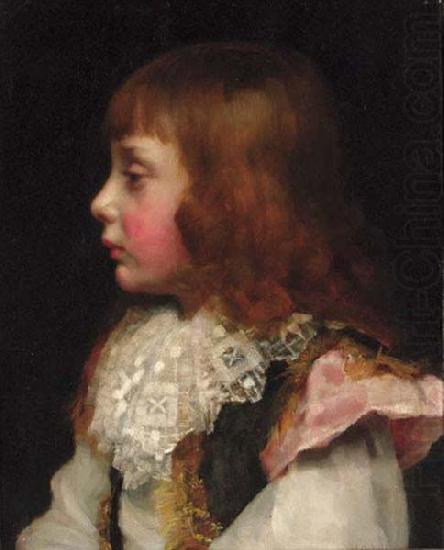 Valentine Cameron Prinsep Prints Portrait of a boy china oil painting image